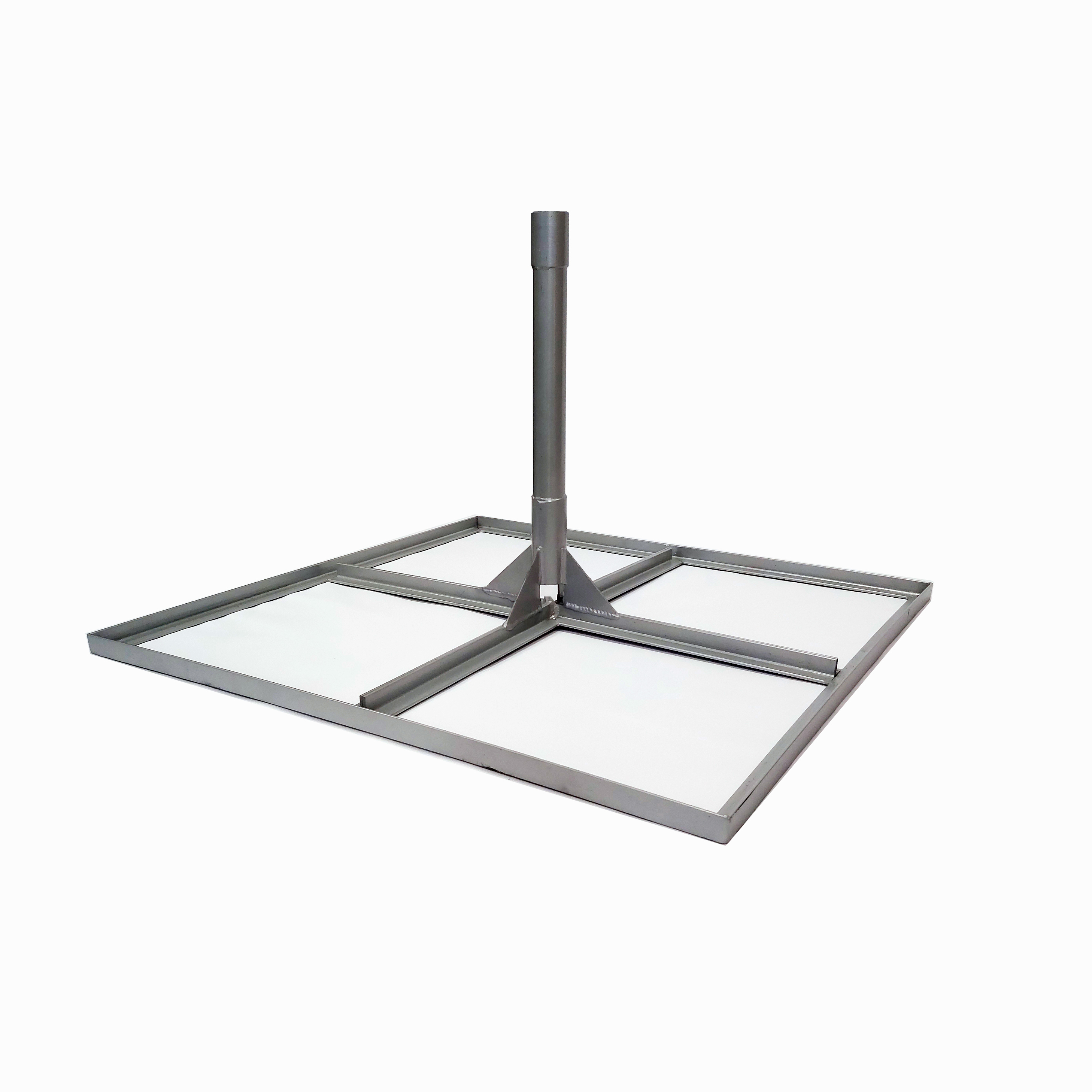 Фото основания для флагштоков 3,5 и 4,5 метра с фиксацией тротуарной плиткой