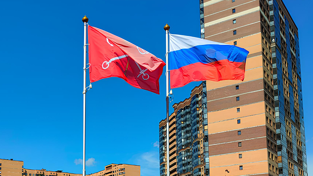 Флагштоки для флагов РФ в детском саду СПб